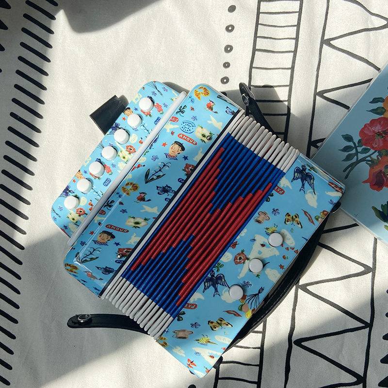 vilac手风琴益智启蒙男孩亲子玩具 vilac玩具小提琴/手风琴