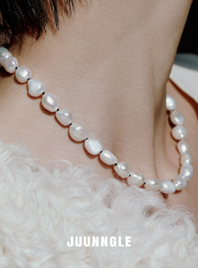juunngle洲谷相思豆珍珠项链