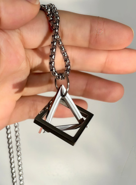 小众不同且有品味嘻哈设计吊坠链