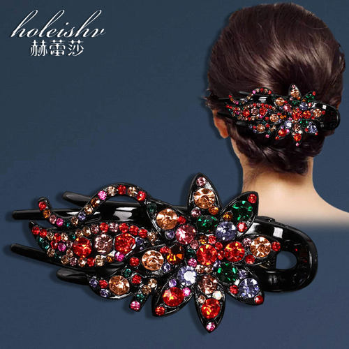 网红爆款发夹后脑勺抓夹网红2021年新款鸭嘴发夹女韩国夹子头饰发 - 图0