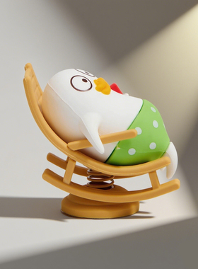 【小刘鸭】只能躺平车载桌面摆件