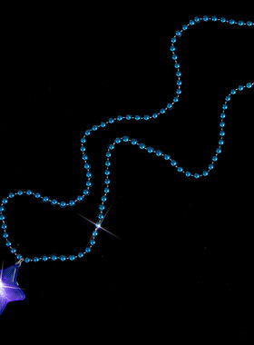 women necklace chocker酷莱思特五角星项链欧美手工塑料树脂豹纹