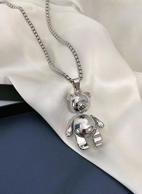 儿童项链女潮韩版时尚百搭流行吊坠街舞走秀表演配饰帅气学生礼物