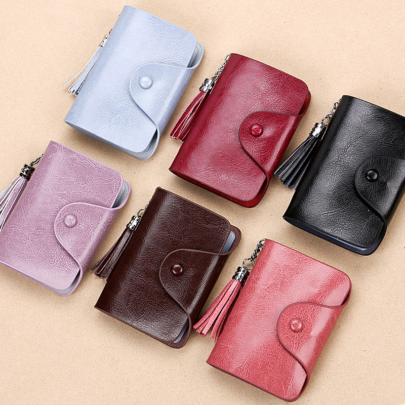 女式真牛皮男士多卡位名片夹卡套 starfruit卡包