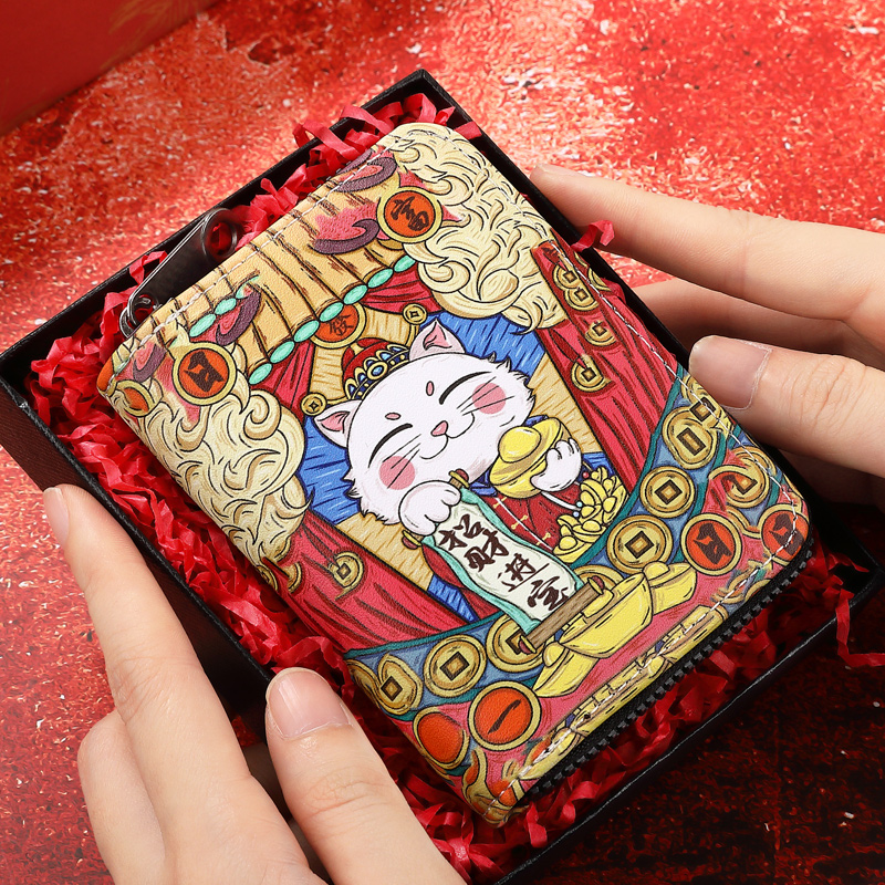 虎年大容量卡通女士多卡位零钱包 starfruit卡包