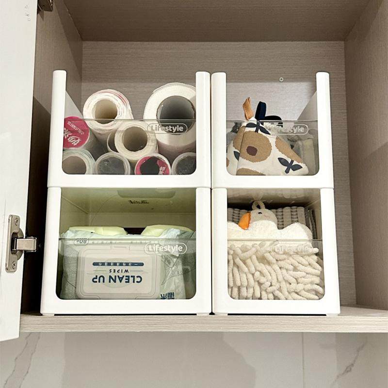 厨房橱柜直角深柜收纳盒桌面零食食物置物架化妆品杂物整理储物筐,淘宝优惠券,粉丝福利购,淘宝优惠卷