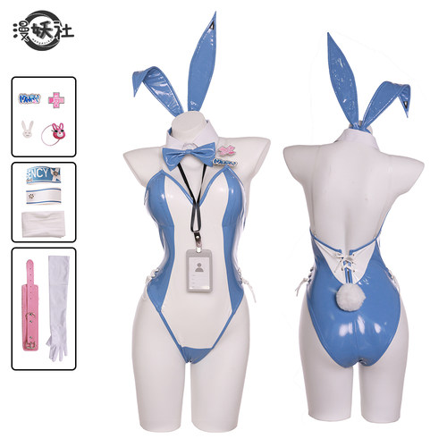 漫妖社现货 妮姬 NIKKE胜利女神富克旺梅里索达爱丽丝兔女郎cos服 - 图1