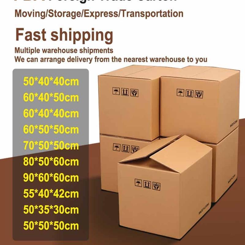 carton Moving cardboard boxes packing box paper carton BOX - 图0