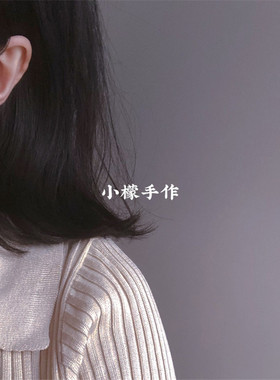 防过敏方块黑尖晶耳骨钉999足银