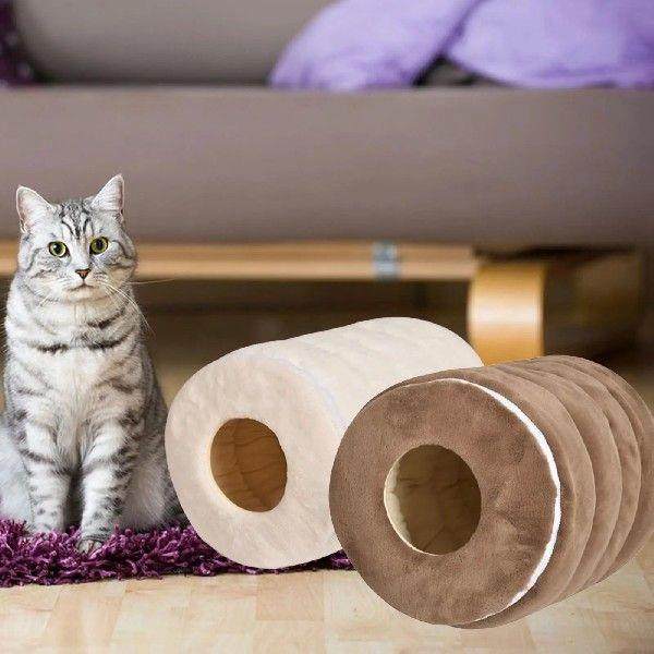 Dogs Cave House Enclosed Cozy Dog Bed Puppy Kennel Pets - 图1