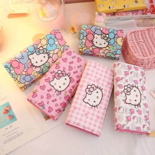 Kawaii Wallet Purses for Women Rfid Card Holder Hello Kitty - 图2