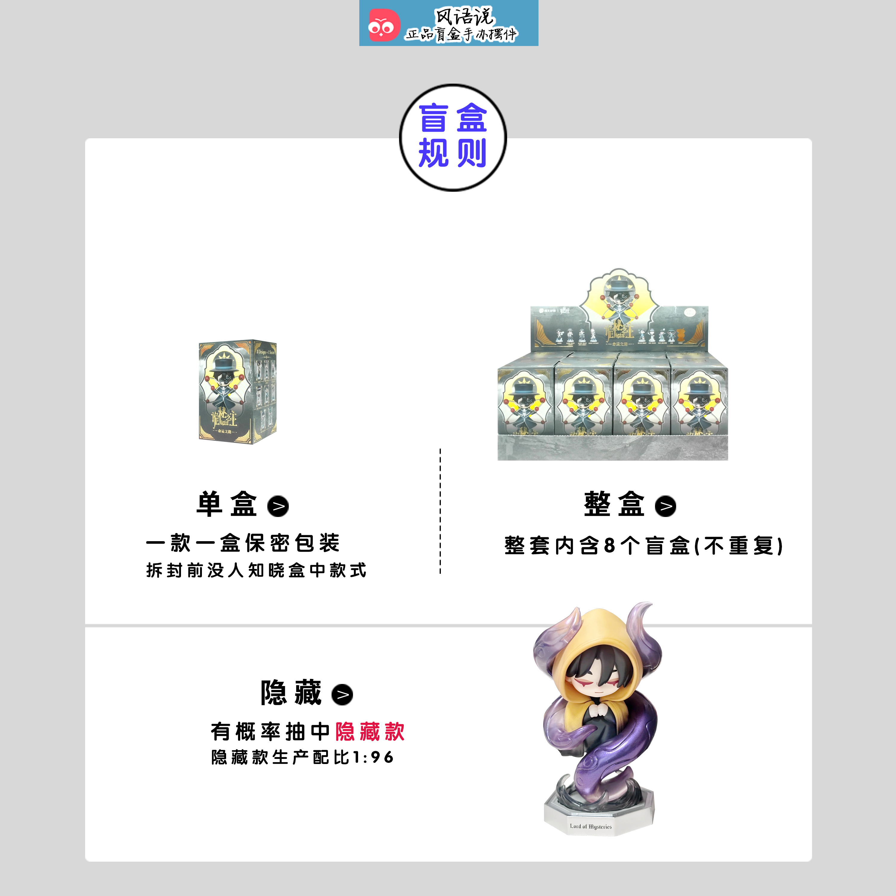阅文好物诡秘之主命运之路愚者克莱恩二次元手办礼物盲盒摆件 - 图2
