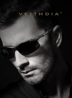 VEITHDIA铝镁男士太阳镜偏光
