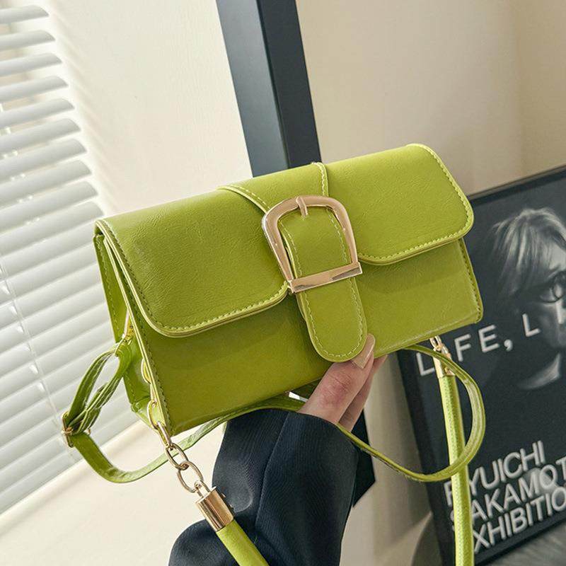 Stylish style latch vintage through crossbody shoulder bag - 图0