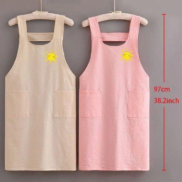Breathable Kitchen Aprons Home Cooking Anti fouling Cooking - 图2