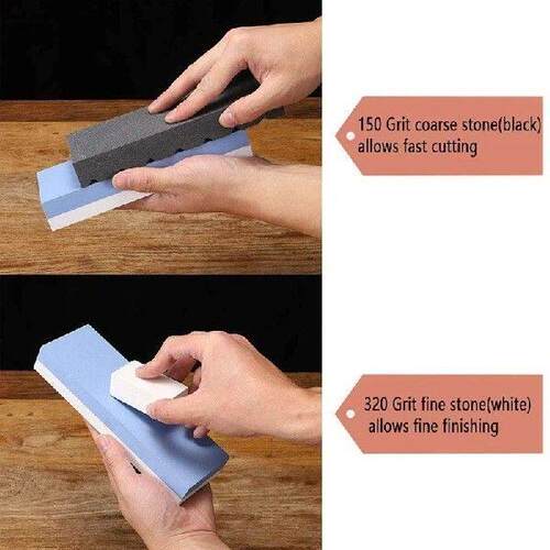 Dual Grit Coarse/Fine Flattening Stone Set - Two Sharpening - 图2