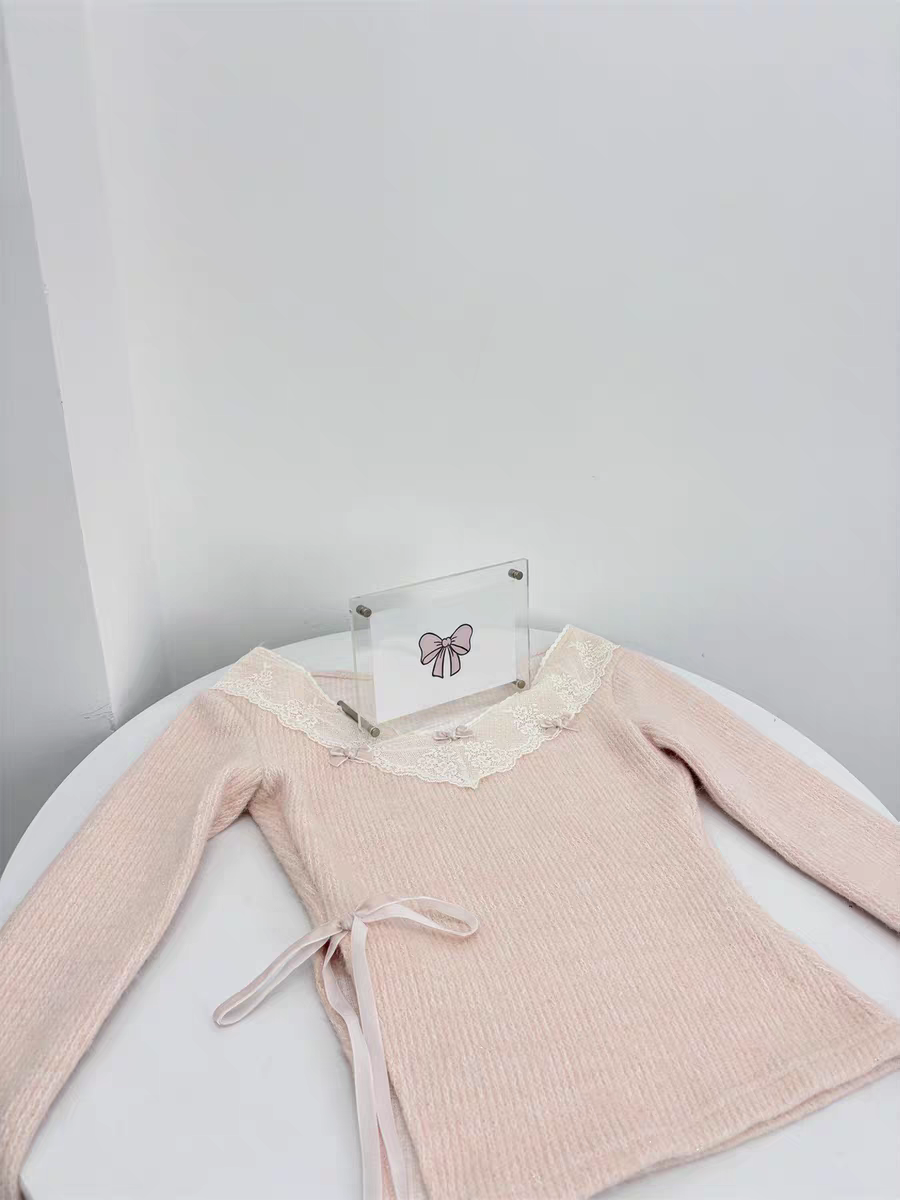 2025春新款微甜绒绒显身材蕾丝开叉上衣修身粉色蛋糕短裙两件套装,淘宝优惠券,粉丝福利购,淘宝优惠卷