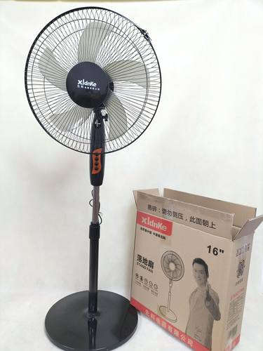 5扇睡眠风叶多角度吹风自然落地电风扇直供新品16寸 - 图0