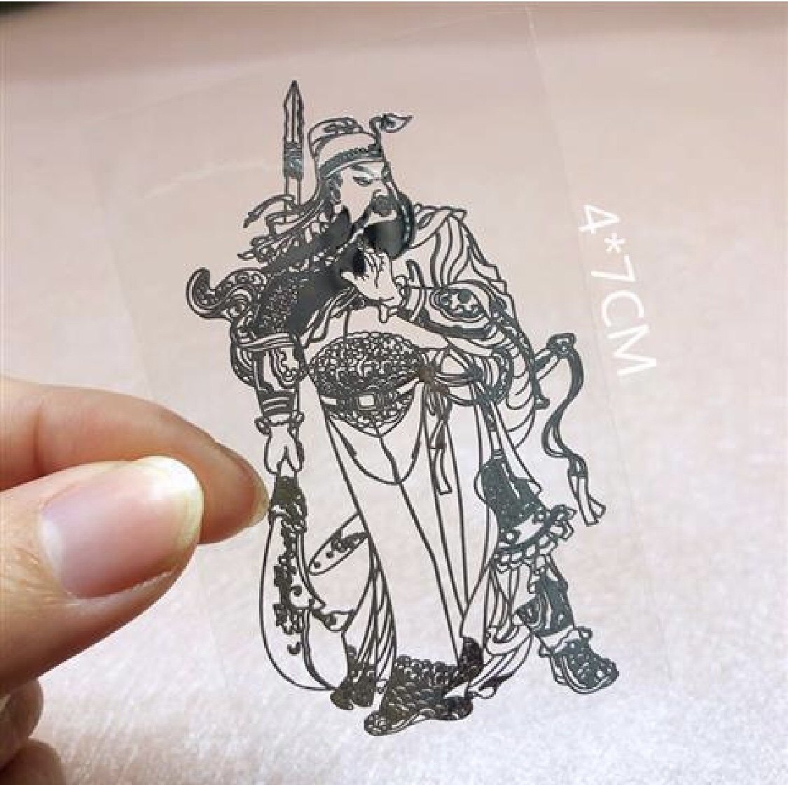 关公关羽手机贴纸后壳金属贴手机壳背贴图案装饰贴片个性贴画通用,淘宝优惠券,粉丝福利购,淘宝优惠卷