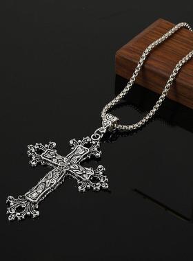 欧美十字架项链 European American exaggerated cross necklace