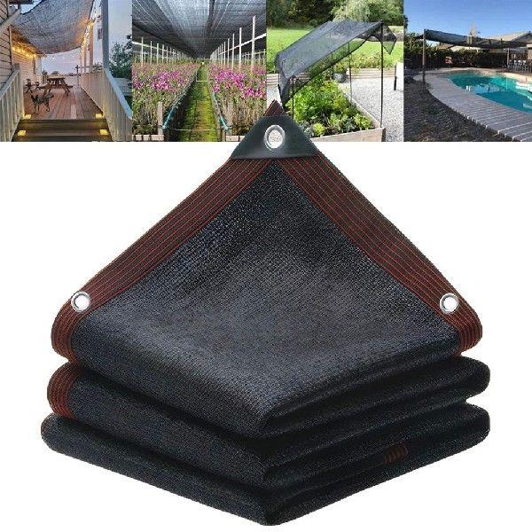 Durable Mesh Tarp with Grommets Resistant Garden Sun Shade - 图0