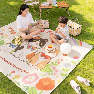 加厚防水防潮户外便携野餐垫