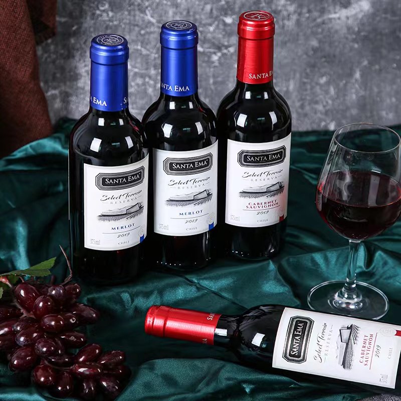 圣艾玛珍藏赤霞珠梅洛750ml原瓶进口干红静态葡萄酒 智利6支装,淘宝优惠券,粉丝福利购,淘宝优惠卷