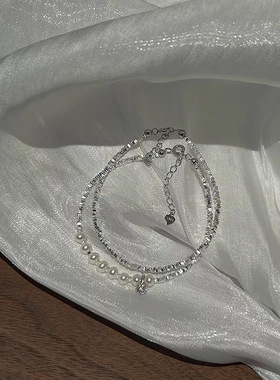 源1000+！现89.9起！碎银子珍珠手链 四季百搭 喜欢品质的可以入