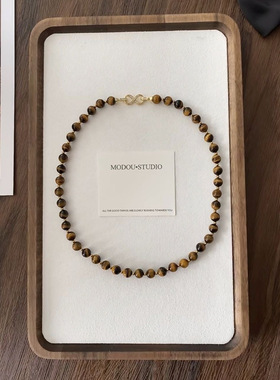 源170+！现99！虎眼石双层项链 冬天来了姐妹们都支棱起来 快来