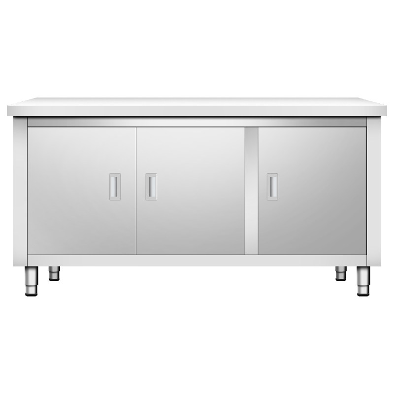 加厚304不锈钢拉门工作台整体焊接打荷台商用家用厨房切菜碗碟柜,淘宝优惠券,粉丝福利购,淘宝优惠卷