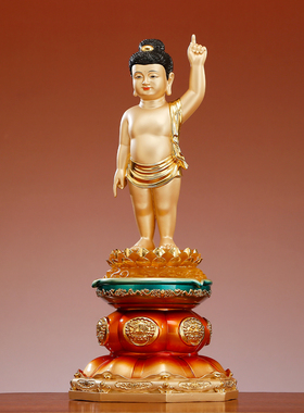 树脂太子佛像浴佛节供奉释迦佛