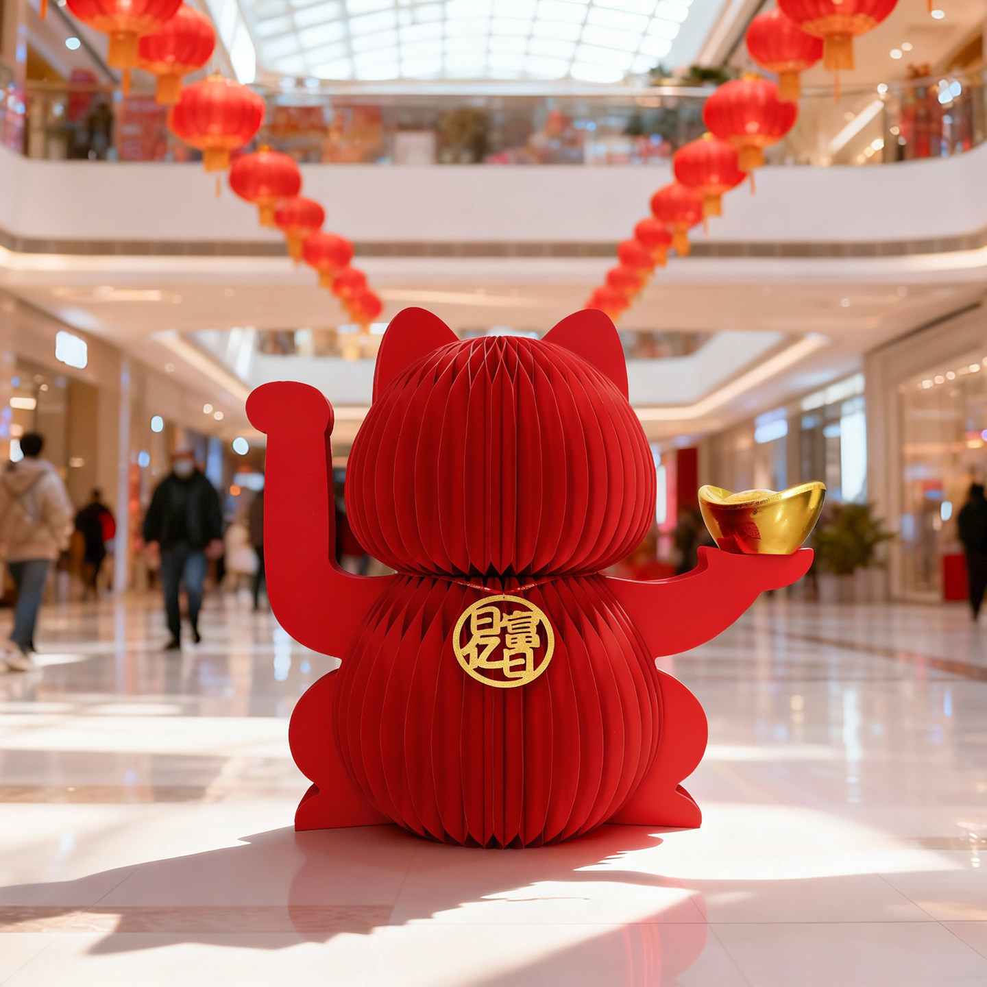 马年新年会商场公司企业学校氛围装饰布置可收纳大摆件生肖吉祥物,淘宝优惠券,粉丝福利购,淘宝优惠卷