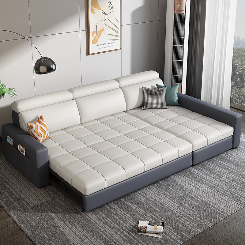 新款免洗科技多功能折叠大布沙发床 以梵沙发床