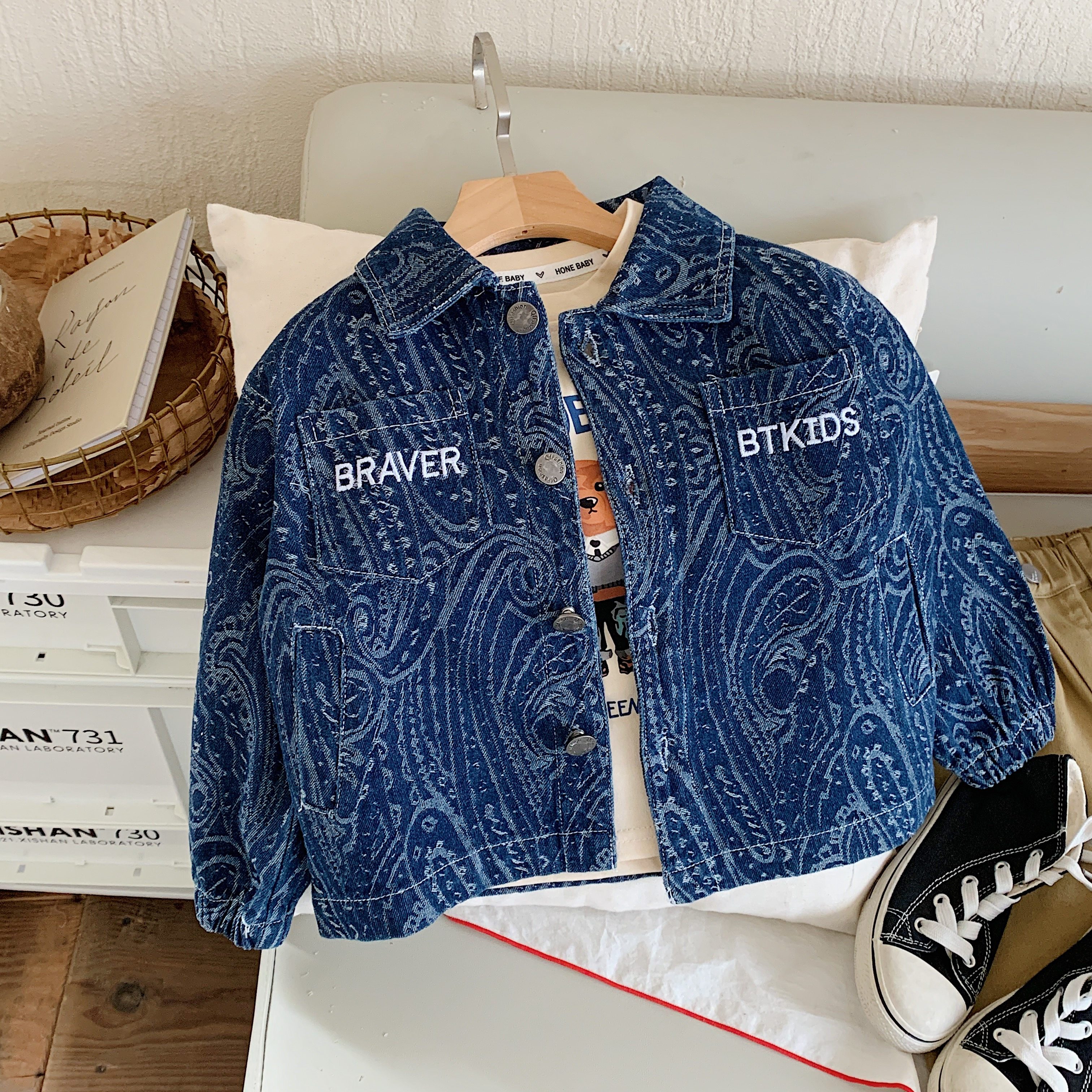 男童加绒牛仔上衣2025冬装新款韩版中大儿童洋气时髦帅气夹克外套,淘宝优惠券,粉丝福利购,淘宝优惠卷