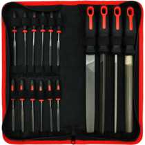 New products 16 pieces 17 pieces of suit filing knife kits containing metal steel filing frustration knife Grinding Iron Grinding Tool