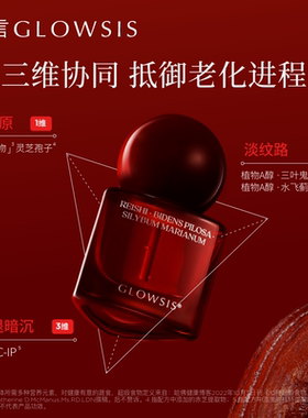 A醇VC-IP纯油灵芝修护淡纹养肤精华油光言灵芝油精华