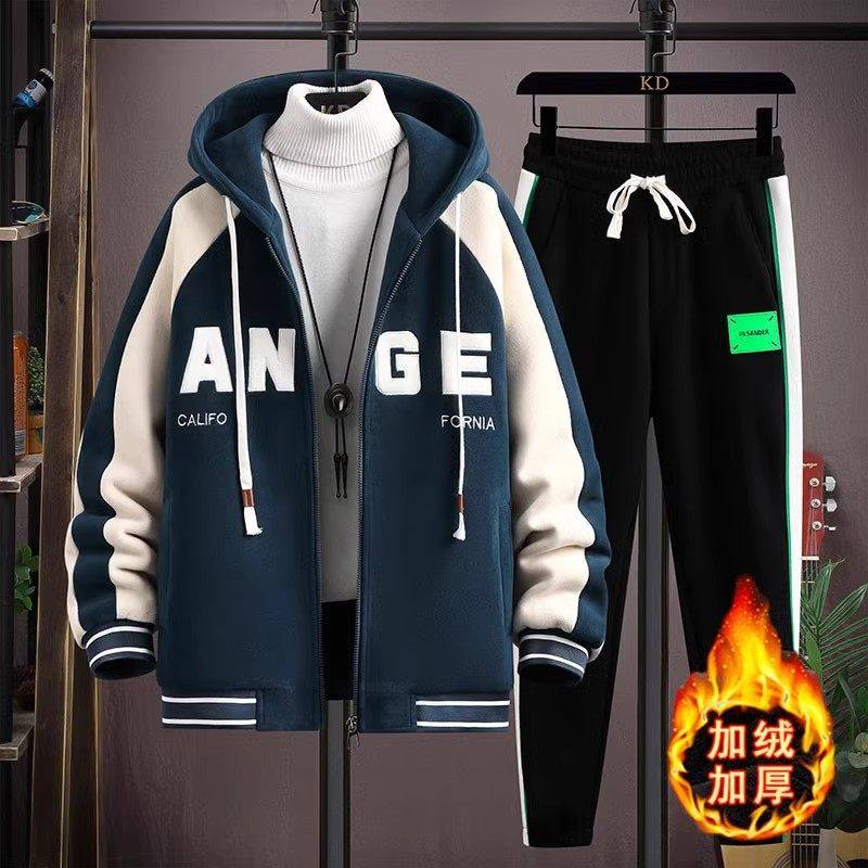 奥粒绒外套男2025新款青少年秋冬款加绒连帽卫衣初中学生大童冬装,淘宝优惠券,粉丝福利购,淘宝优惠卷