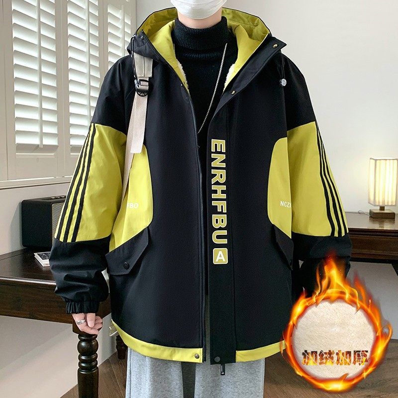 秋冬季加绒外套12岁男孩青少年学生13帅气加厚棉服15大童冬装夹克,淘宝优惠券,粉丝福利购,淘宝优惠卷