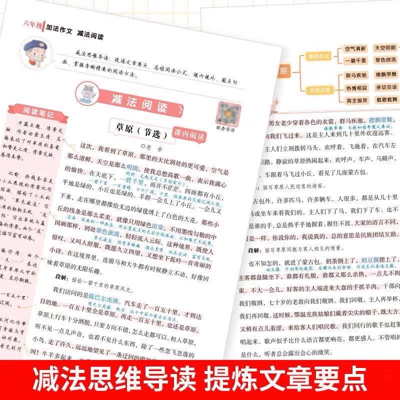 加法作文减法阅读【绝对正版】小学作文新奇讲解