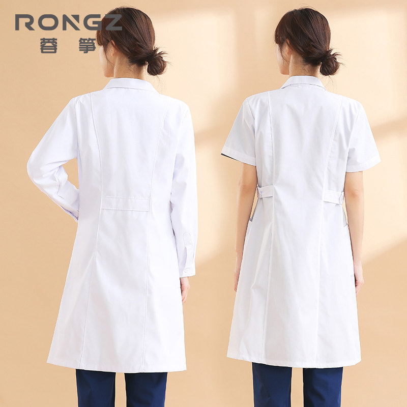 白大褂长袖夏季护士短袖美容院大衣 蓉筝医护制服