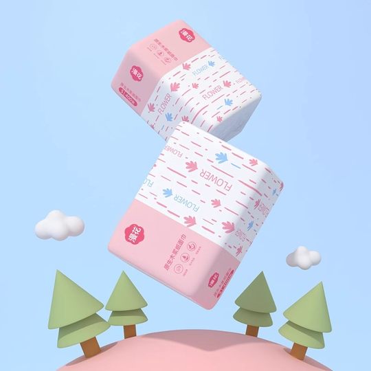 漫花大包抽纸巾家庭实惠装卫生纸家用餐巾纸清洁卫生纸宿舍面巾纸