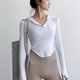 Long-sleeved women's slimming casual quick-drying breathable fitness sports
