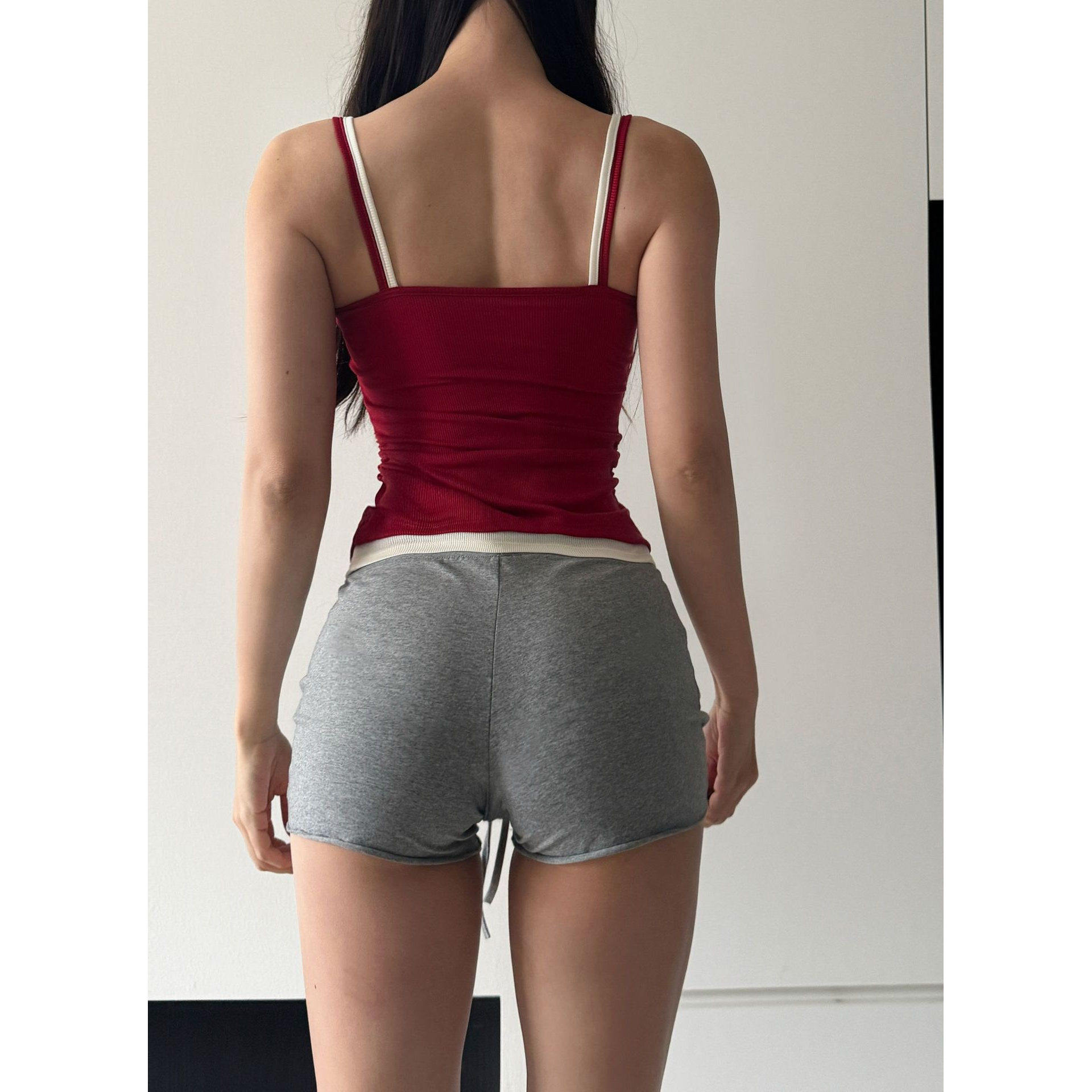 时尚运动背心女外穿健身假两件吊带美背瑜伽上衣通勤百搭文胸外穿