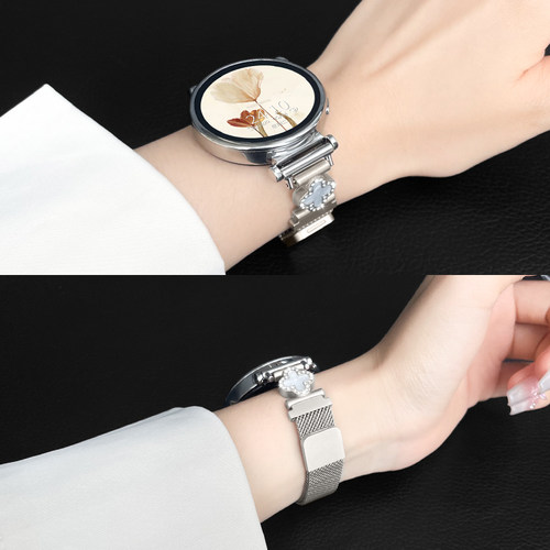 适用小米watchs3手表带金属磁吸智能手表链s5替换手表带s3女士腕带s1pro运动版watchcolor2女款高级感watch5 - 图0