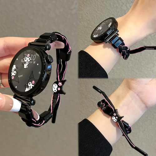 新款适用小米watchs4手表带编织手绳s3女士智能手表xiaomi watch s2替换表链s1pro运动版color2女款夏天腕带 - 图1