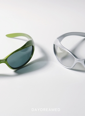 环绕设计UV400防紫外线骑行墨镜