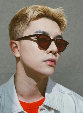 复古经典款小框撞色设计太阳眼镜