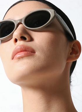 韩版简约百搭UV400黑框近视墨镜