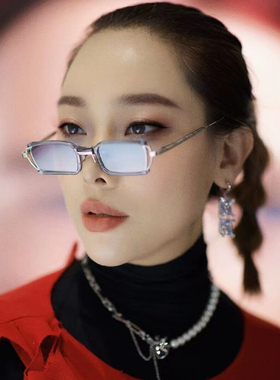 UV400防蓝光窄框未来机能风墨镜