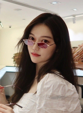 墨镜朋克风窄框可配近视太阳眼镜